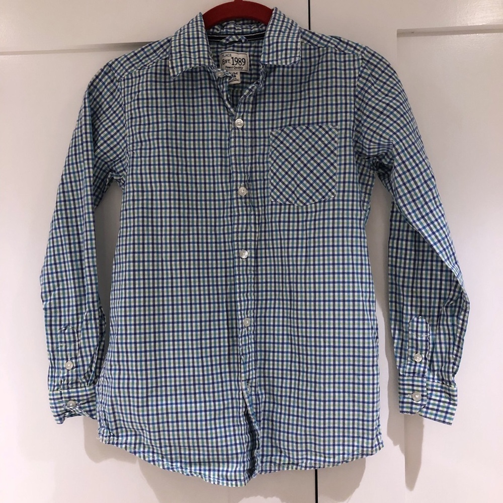 Boys 7/8 long sleeve shirt